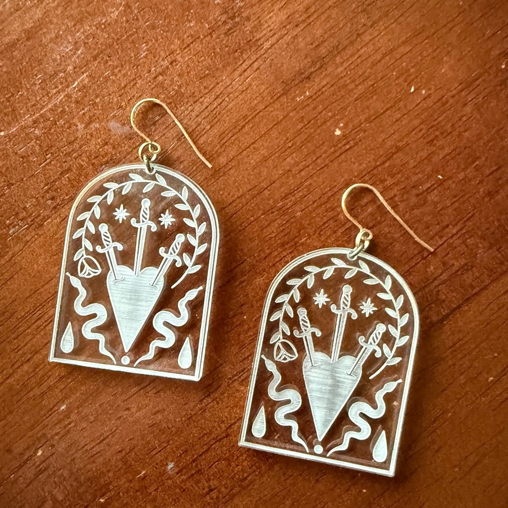 While Odin sleeps earrings